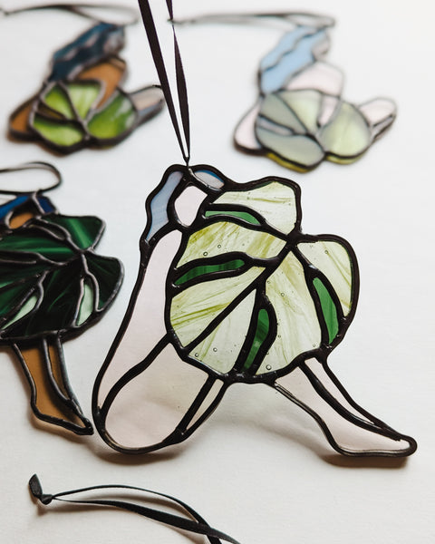 Deliciosa Girls Stained Glass Ornaments - Ready to Ship