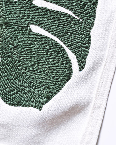 Monstera Leaf Embroidery Pattern PDF