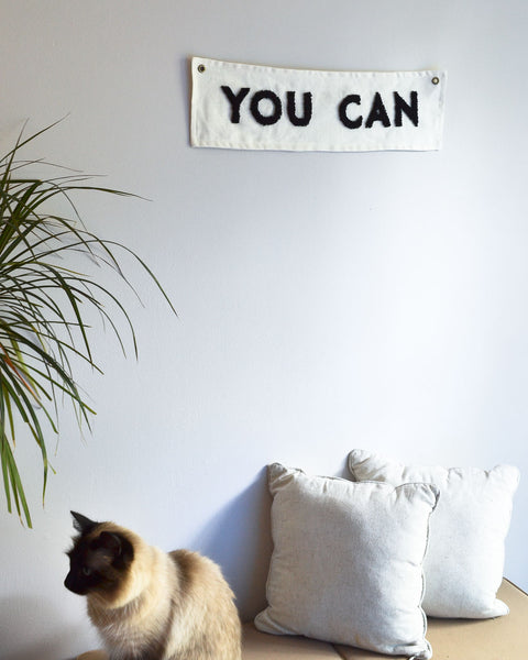 “You Can” Banner - Black