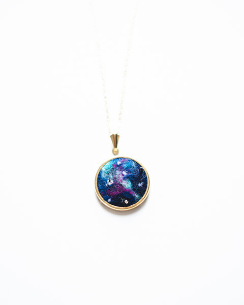 Galaxy Jewelry Necklace - Gold