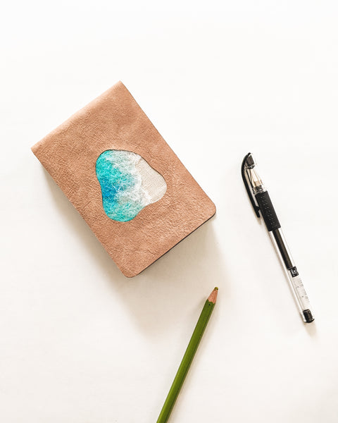 Pocket Embroidered Leather Journals
