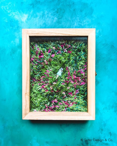 "Wild Florals and Dreams" - Botanical Daydream - Shadow Box Embroidery