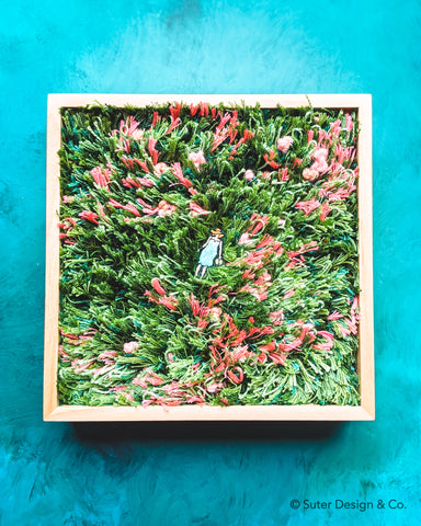 "Carefree in Blush" - Botanical Daydream - 6 x 6