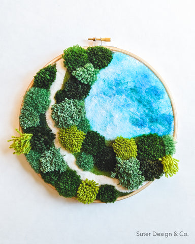 Beach Day Embroidery no. 4 - 4 inch hoops – Suter Design & Co.