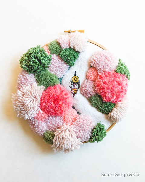 "Cherry Blossom Escape" - Fantastic Journey - 6 inch hoop