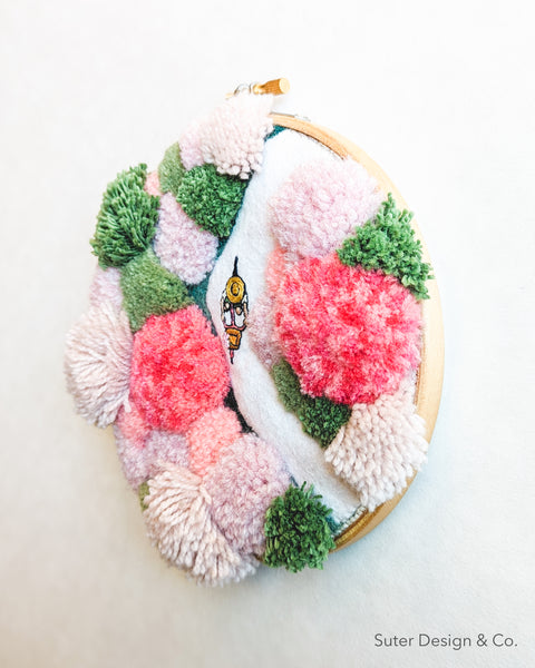 "Cherry Blossom Escape" - Fantastic Journey - 6 inch hoop