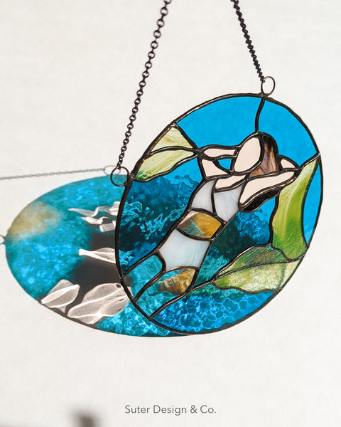 Afloat no. 2 - Stained Glass Suncatcher