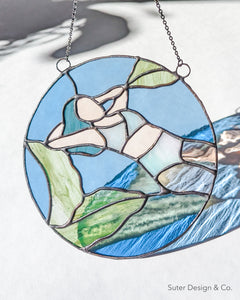 Afloat no. 3 - Stained Glass Suncatcher