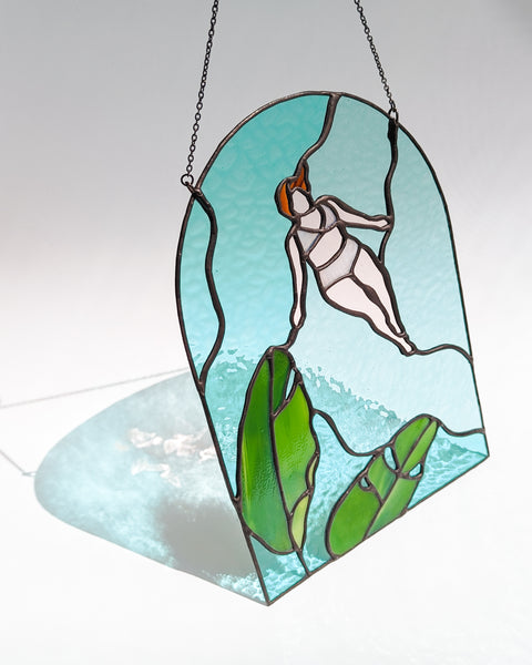 Paradise Float - Stained Glass Suncatcher - Arch